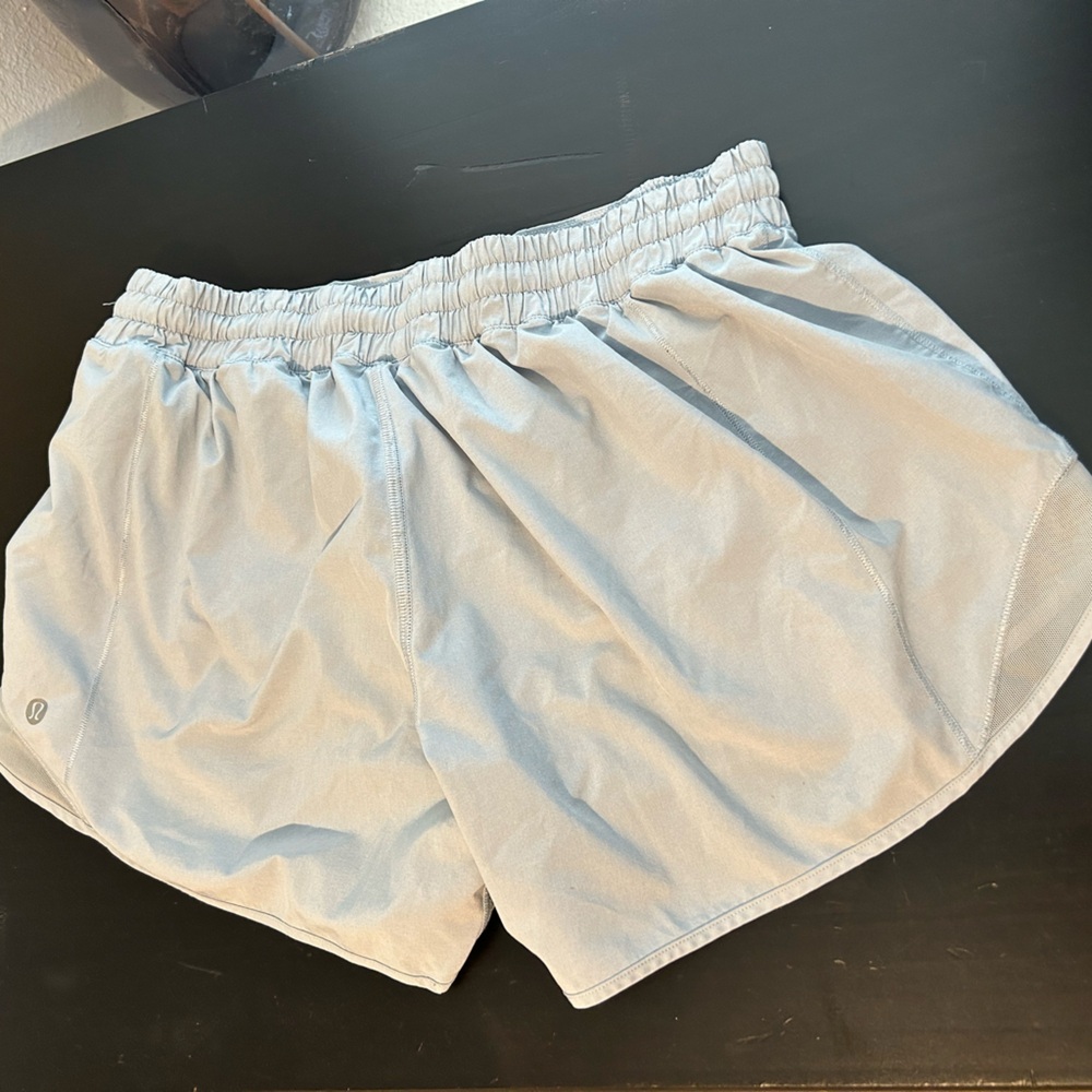 Lululemon hotty hot shorts | light dusty blue | size 10 | 4” inseam